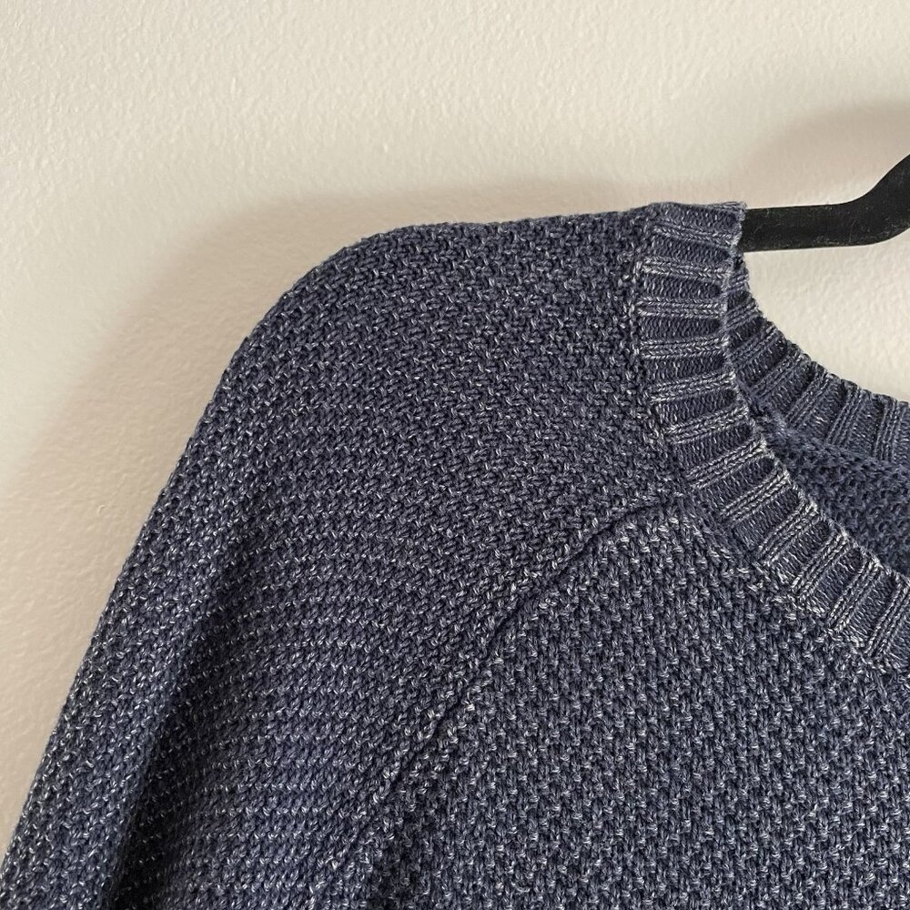 Thomas Sterling Men Sz S Navy Crewneck Long Sleeve Pullover Cotton Sweater NWT - Picture 5 of 11